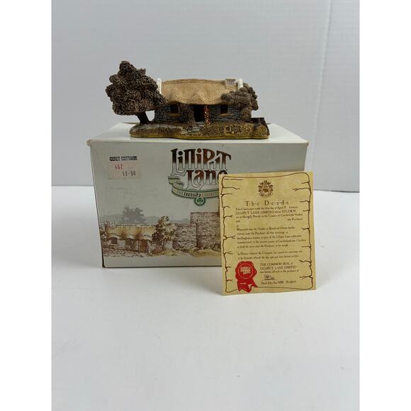 Lilliput Lane Quiet Cottage 1989 Irish Collection Cottage with Box & Deed - Picture 1 of 14